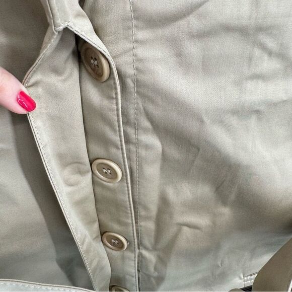 Revolve x LITA by Ciara Belted Trench Coat in Angora NWT Sz XS - Picture 8 of 11